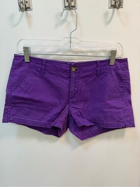 Arizona Jean Company Purple Cotton Blend Women's Shorts